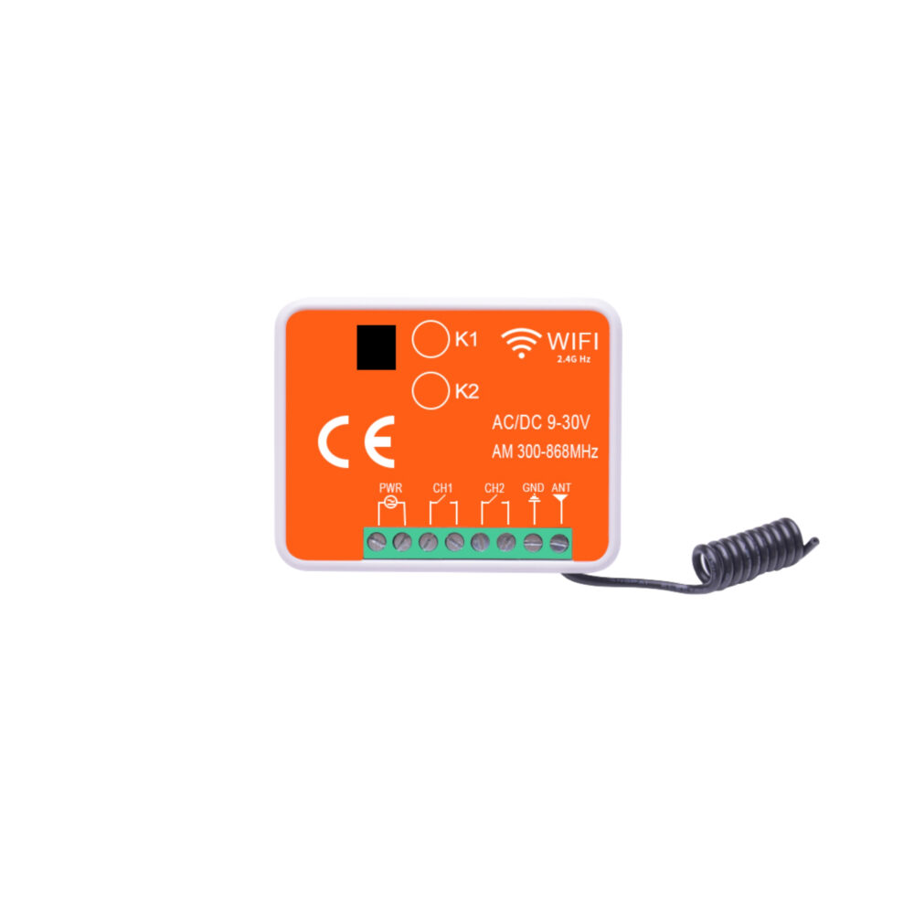 Universal 2-Channel Multi-Frequency + WiFi Module Receiver Unit