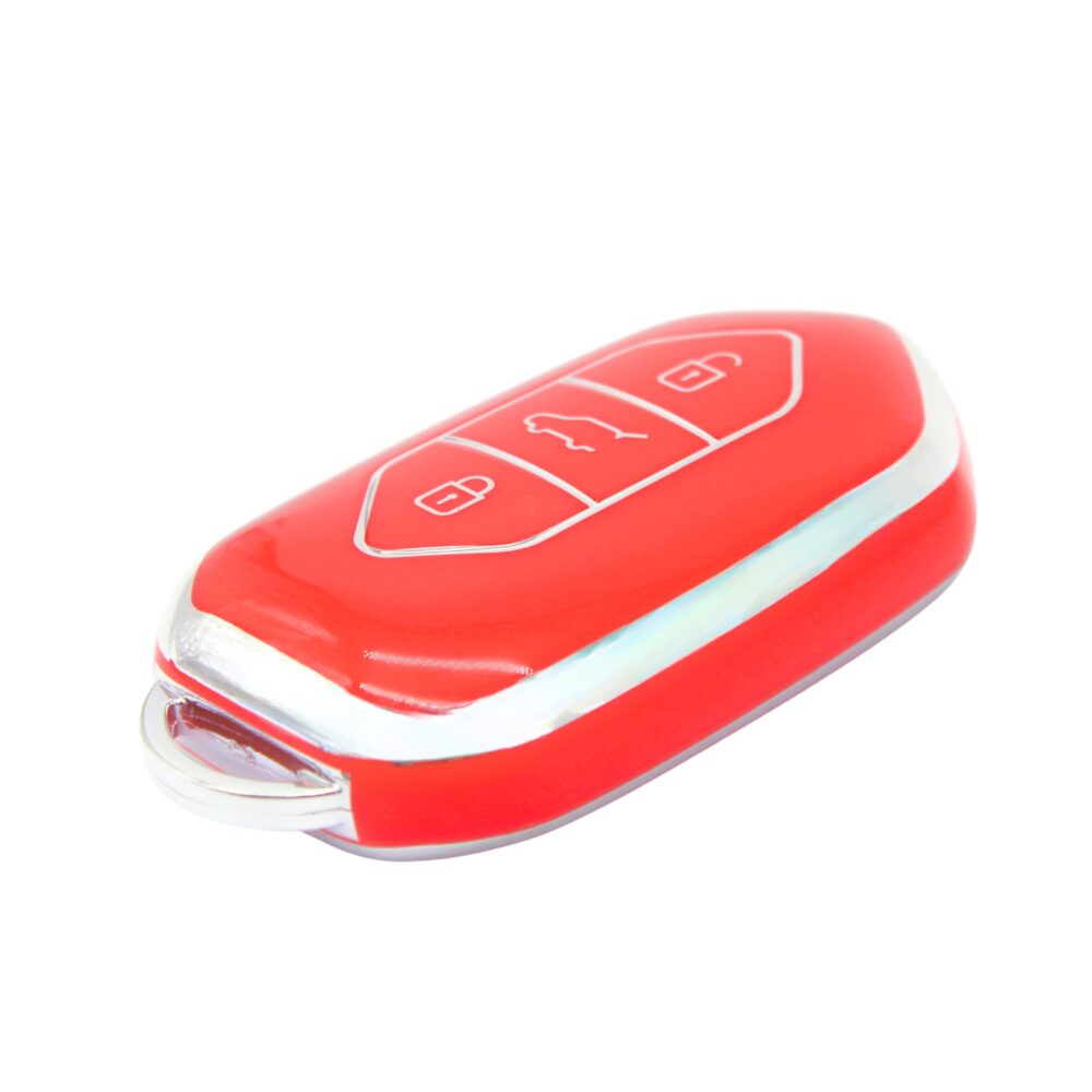 Silver Kırmızı Silikon Kılıf Togg Smart 3 Buton - Görsel 2