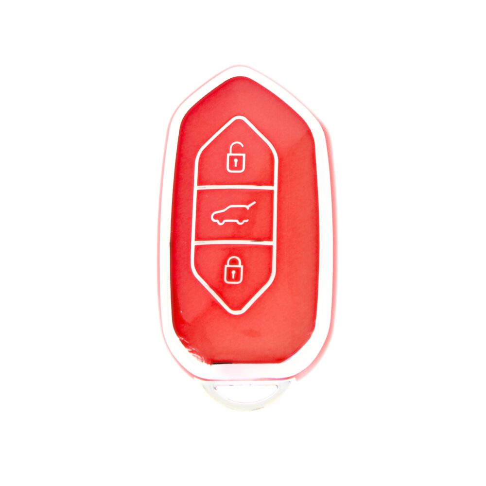 Silver Kırmızı Silikon Kılıf Togg Smart 3 Buton - Görsel 3