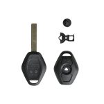 Bmw 3 Buttons Remote Key Shell - HU92 - Image 2