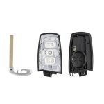 Bmw F Series 3 Buttons Smart Remote Key Shell - Gray - Image 3