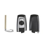 Bmw F Series 3 Buttons Smart Remote Key Shell - Gray - Image 2