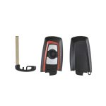 Bmw F Series 3 Buttons Smart Remote Key Shell - Red - Image 2
