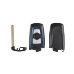 Bmw F Series 3 Buttons Smart Remote Key Shell - Blue - Image 2