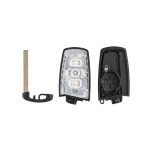 Bmw F Series 3 Buttons Smart Remote Key Shell - Black - Image 3
