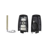 Bmw F Series 4 Buttons Smart Remote Key Shell - Gray - Image 3