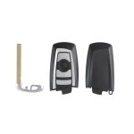 Bmw F Series 4 Buttons Smart Remote Key Shell - Gray - Image 2
