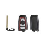 Bmw F Series 4 Buttons Smart Remote Key Shell - Red - Image 2