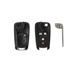 Chevrolet 4 Button Flip Remote Key Shell - Image 2