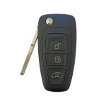 Ford Transit 3 Buttons Flip Key Shell For  Rechargeable Battery - Image 2