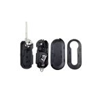 Fiat Doblo/500 3 Button Flip Remote Key Shell - Image 2