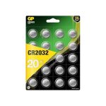 GP 2032 BATTERY 20-PACK CARD