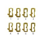 Fiat SIP22 Lock Plate Set 8 Type - Image 2