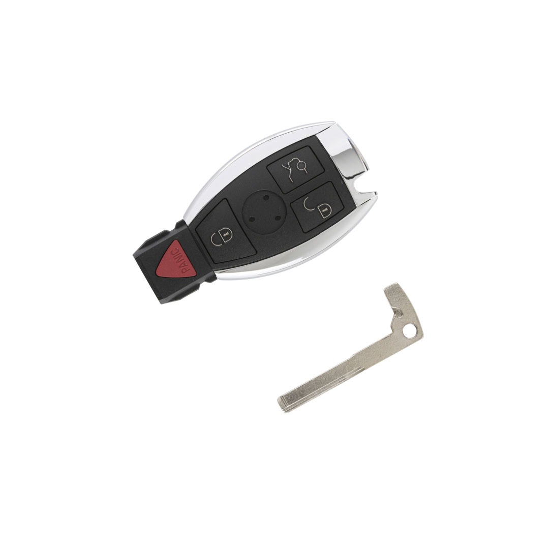 MB042-2-kopya Mercedes Smart Be 3+1 Button Key Shell One Battery - Image 1