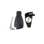 Mercedes Smart 2 Button Cap Black Set - Image 2