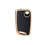 Gold/Black Silicone Case VW Golf 7 3 Button - Image 3