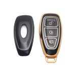 Gold/Black Silicon TPU Case Ford Focus/Mondeo Smart 3 Buttons