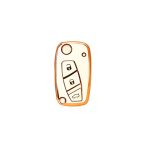Gold White Silicone Case Fiat Fiorino