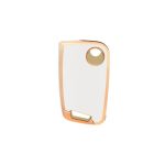 Gold/White Silicone Case Volkswagen Golf 7 3 Button - Image 3