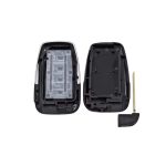 Toyota Corolla 3 Button Smart Remote Empty Cap Gray - Image 3