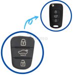 Hyundai i30 3 Button Hold Marked - Button Rubber