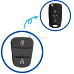 Hyundai i30 2 Buttons - Button Rubber