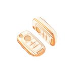 Gold White Silicone Case Fiat Egea - Image 2