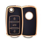 Gold/Black Silicone Case VW UDS 3-Button