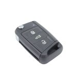 VW Golf 7 Flip Key Case Black – HU162 with Key - Image 2