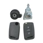 VW NCF Golf7 3 Buttons 434 Mhz Flip Remote OEM
