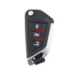 Universal Flip-Key Keyless Motorcycle Remote MG06 Yellow Light, 3-Button, 434 MHz