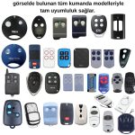 Universal FF 434 MHz 4 Button Black Remote - Image 2
