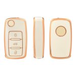 Gold/White Silicone Case VW UDS 3 Button - Image 2