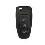 Ford Transit 3 Button Flip Key Shell - with Rechargeable Battery Slot