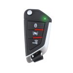 Universal Flip Keyless Motorcycle Remote MG26 Green Light 3 Button 434 MHz