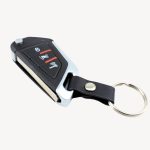 Universal Flip Keyless Motorcycle Remote MG26 Green Light 3 Button 434 MHz - Image 2