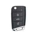 VW Golf 7 Flip Key Shell - with HU162 Key Blade
