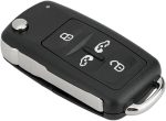 VW Caravelle 4 Button Flip Key Shell - Image 2