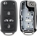 VW Caravelle 4 Button Flip Key Shell