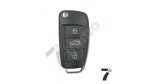 Audi A6/Q7 New Type 3 Button Flip Key Shell - Image 5