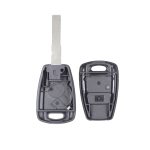 Fiat Doblo 1 Button Black Key Shell SIP22 - Image 2