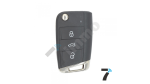 VW Golf 7 MQB 434 MHz 3 Button Remote OEM - Image 2