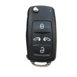 VW Caravelle 4 Button Flip Key Shell - Image 3